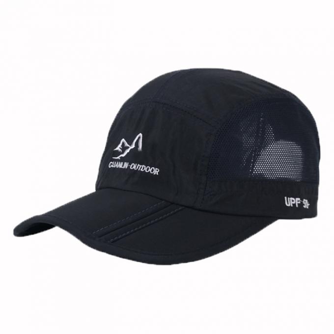 남녀 공통을 위한 유행 곡선 테두리 스포츠 모자가 주문 foldable 야영자에 의하여 모자를 씌웁니다