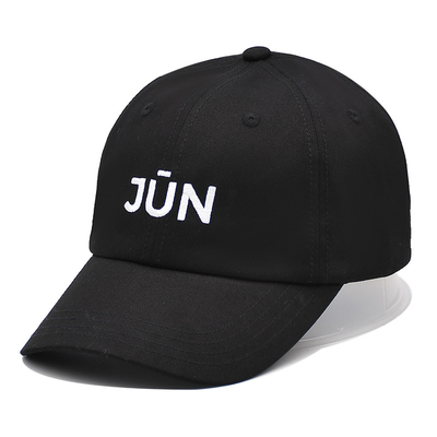 부드러운 상위 6 패널 embroidered 야구 모자 씻은 면 얇은 재료 모자