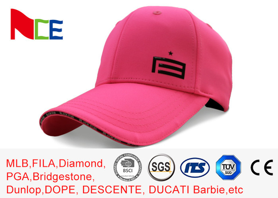 주문품 간단한 조정가능한 골프 모자 분홍색 키 큰 편한 스포츠 작풍