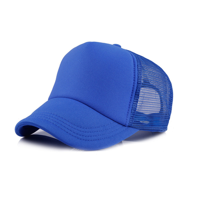 파란/황색 트럭 운전사 메시 모자, 사업을 위한 주문 메시 트럭 운전사 모자