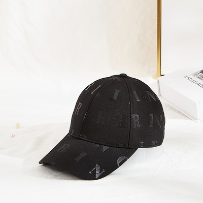 폴리에스테르 모자 조정할 수 있는 야구 모자 아빠 모자 위의 광저우 ACE 돌기물이 없는 패턴 로고