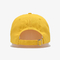 과장 아웃 도어 스포츠 Dad 모자는 남녀 공용을 위한 옐로우 컬러 면직포를 밝힙니다