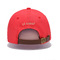 3D 엠브로이드된 야구 모자 레더 스트랩 Dad 모자 남녀 공용 성인 크기 빨강은 로고를 특화합니다