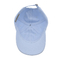 조정할 수 있는 평범한 하얀 야구 모자 6 패널 56 센티미터 공통 구성