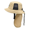 태양 위의 스카프 보호와 커스텀 로고 낚시꾼 수병이 쓰는 모자 100% 폴리에스테르