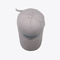 맞춘 과장 로고와 흰색 코튼 6 패널 야구 모자 강화된 이음새