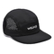 스포츠 메쉬 스웨트 밴드와 편평한 테두리 모양 레이저 절단 패널이 있는 5 패널 캠핑카 모자