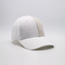 유니섹스 매일 착용 모자 구부러진 비저로 borded 로고 야구 모자 대조 직물 및 금속 뒷 닫기