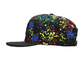 페인트 - 작풍 여자의 스냅 백 모자, 다채로운 힙합 스냅 백 모자를 튀기기