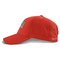 좋은 품질 빨강 6 패널은 모자 승화 빨강 모자를 구부렸습니다