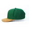 전 인쇄된 조정가능한 Snapback 모자/녹색 면 Snapback 야구 모자
