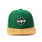 전 인쇄된 조정가능한 Snapback 모자/녹색 면 Snapback 야구 모자