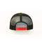 메시 헝겊 조각 로고 성숙한 사용을 가진 빨간색 촉진 5 패널 트럭 운전사 모자