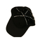 OEM ODM 유행 모조 다이아몬드 야구 모자는, 건설한 야구 모자 금속 버클을 검게 합니다