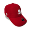귀여운 빨간 관례 3D 자수 야구 모자 100%년 면 능직물 물자
