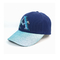 6명의 패널 여자 야구 모자 D R 편지 자수 실크 광택 있는 반짝임 여성 스포츠 모자