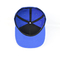 패널에 파란 Snapback 모자 모자 조정가능한 7개의 구멍 플라스틱 뒤 마감 실크 인쇄