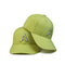 녹색 폴리에스테 5개 패널 야구 모자 편평한 챙/면 골프 모자
