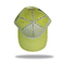 녹색 폴리에스테 5개 패널 야구 모자 편평한 챙/면 골프 모자
