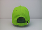 녹색 태양열 집열기 수를 놓은 야구 모자 곡선 테두리 문자 유형