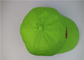 녹색 태양열 집열기 수를 놓은 야구 모자 곡선 테두리 문자 유형