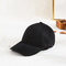 공백 패턴 면 능 직물 수 놓은 야구 모자 블랙 색상