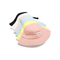 플라스틱 후크 루프가 있는 7cm 긴 챙 핑크 어부 버킷 모자