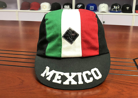 혼합 색깔 스포츠 아빠 모자는 5닢의 패널 체계화되지 않는 건조했던 - 적당한 특별한 인쇄 멕시코 로고 스포츠 모자 모자 주문을 받아서 만들었습니다