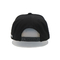 고급 품질 공백 검은 Custom3D 과장은 6 패널 평평한 예산안 빠른 회복 모자 제한에 글자를 써넣습니다