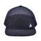검은색 6 패널 스냅백 모자 구조 건축 사용자 지정 고무 패치 로고 뒷면 4 패널 레이저 구멍