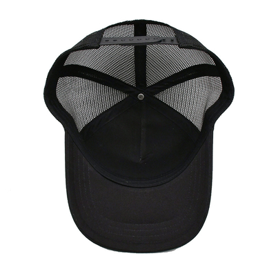 소매 5 패널 유니섹스 맞춤 금속판 embroidery Mesh 야구 모자 Gorras 호흡 구부러진 가장자리 트럭 모자