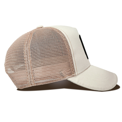 도매  Mesh Custom Cotton Trucker Cap 5 패널 Custom 인쇄 패치 bordery 샌드위치 비저 Cotton Trucker 모자