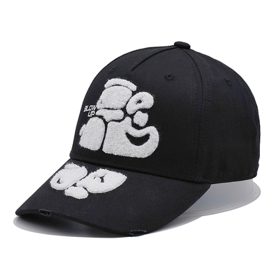 타울 embroidered 베이스볼 모자 곡선 가장자리와 사용자 정의 금속 Buckle