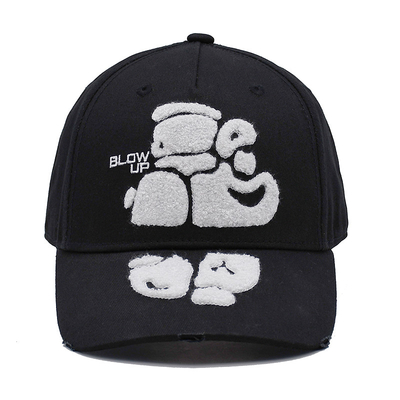 타울 embroidered 베이스볼 모자 곡선 가장자리와 사용자 정의 금속 Buckle