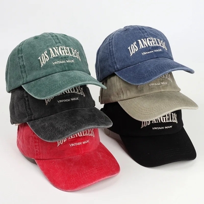 할인된 6 패널 야구 모자 평면 embroidery 곡선 비저