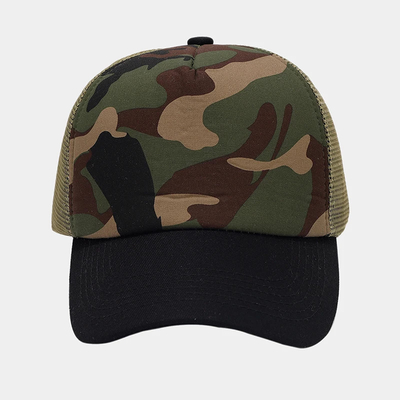 OEM 고품질 도매 Mesh 트럭 모자 5 패널 평면 뒷 트럭 모자 사용자 지정 Gorras Mesh 모자