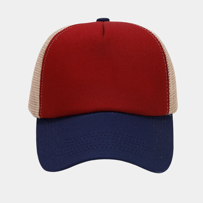 OEM 고품질 도매 Mesh 트럭 모자 5 패널 평면 뒷 트럭 모자 사용자 지정 Gorras Mesh 모자