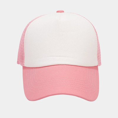 OEM 고품질 도매 Mesh 트럭 모자 5 패널 평면 뒷 트럭 모자 사용자 지정 Gorras Mesh 모자