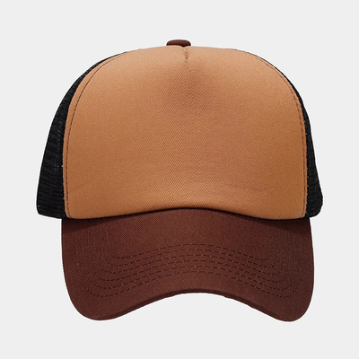 OEM 고품질 도매 Mesh 트럭 모자 5 패널 평면 뒷 트럭 모자 사용자 지정 Gorras Mesh 모자