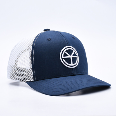 BSCI OEM 사용자 지정 로고 embroidered Richardson Trucker Hat Mesh Snap Back Gorras 6 패널 트럭 모자