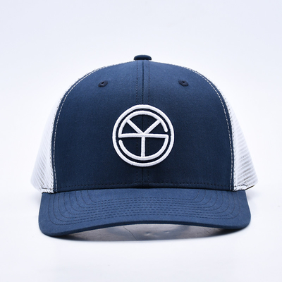 BSCI OEM 사용자 지정 로고 embroidered Richardson Trucker Hat Mesh Snap Back Gorras 6 패널 트럭 모자