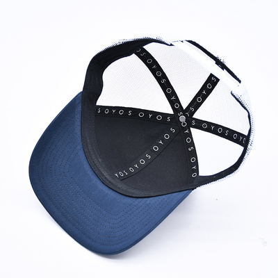 BSCI OEM 사용자 지정 로고 embroidered Richardson Trucker Hat Mesh Snap Back Gorras 6 패널 트럭 모자
