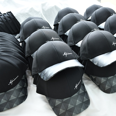 Customizable 6 Panel Baseball Cap with Adjustable Strap and Curved Visor