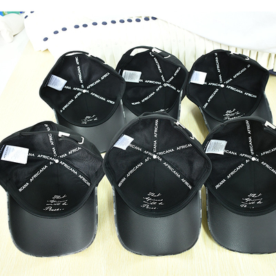 Customizable 6 Panel Baseball Cap with Adjustable Strap and Curved Visor