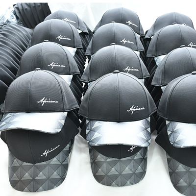 Customizable 6 Panel Baseball Cap with Adjustable Strap and Curved Visor