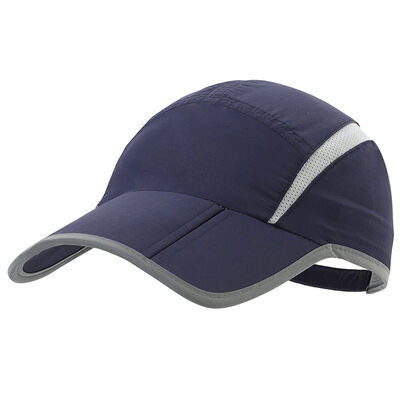 Summer Quick Dry Foldable Running Hat Custom Logo 5 Panel Plain Baseball Cap Women Men Portable UPF50+ 5 Panel Sun Hat