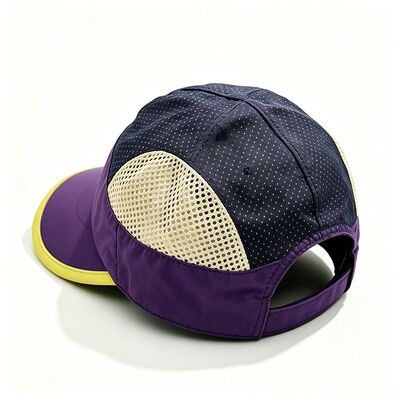 Linning 5 panel hat offering contrast stitching breathable fabric ideal for sports events company giveaways and employee uniforms