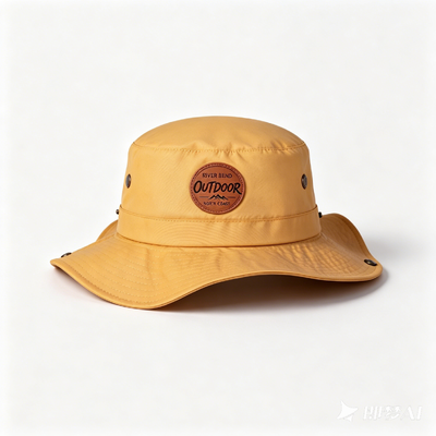 Recycled Fabric Bucket Hat Water Resistant Quick Dry Outdoor Sun Hat For Beach Camping Hiking