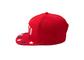 모직 아크릴의 3D 자수에 빨강 그리고 파란 6개의 패널 남자 편평한 테두리 Snapback 모자