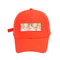 소녀를 위한 주문을 받아서 만들어진 빨강 6 패널 곡선 빌에 의하여 인쇄되는 야구 모자